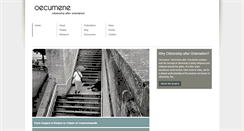 Desktop Screenshot of oecumene.eu